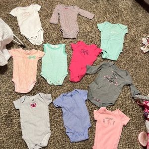 3 month baby girl onesies